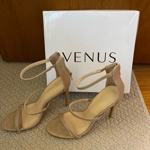 Venus Tan strappy heels size 9